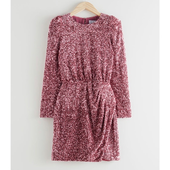 & Other Stories Dresses & Skirts - & Other Stories Pink Sequin Dress